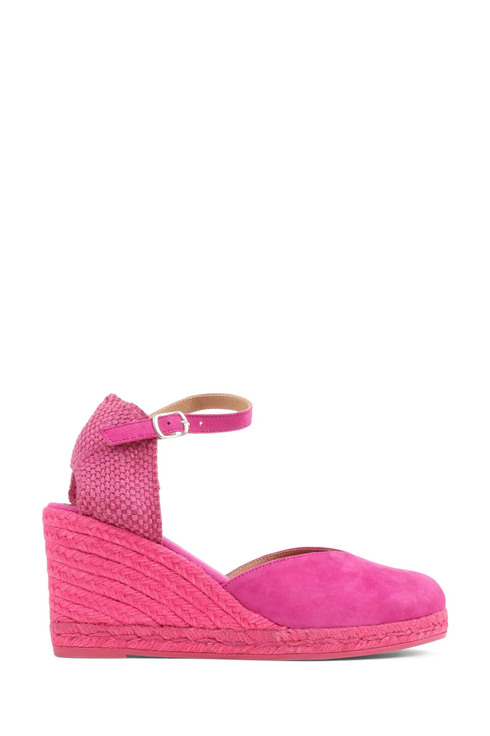 Jones Bootmaker Pink Arabella Wedge Sandals 3 Jones Bootmaker Pink Arabella Wedge Sandals