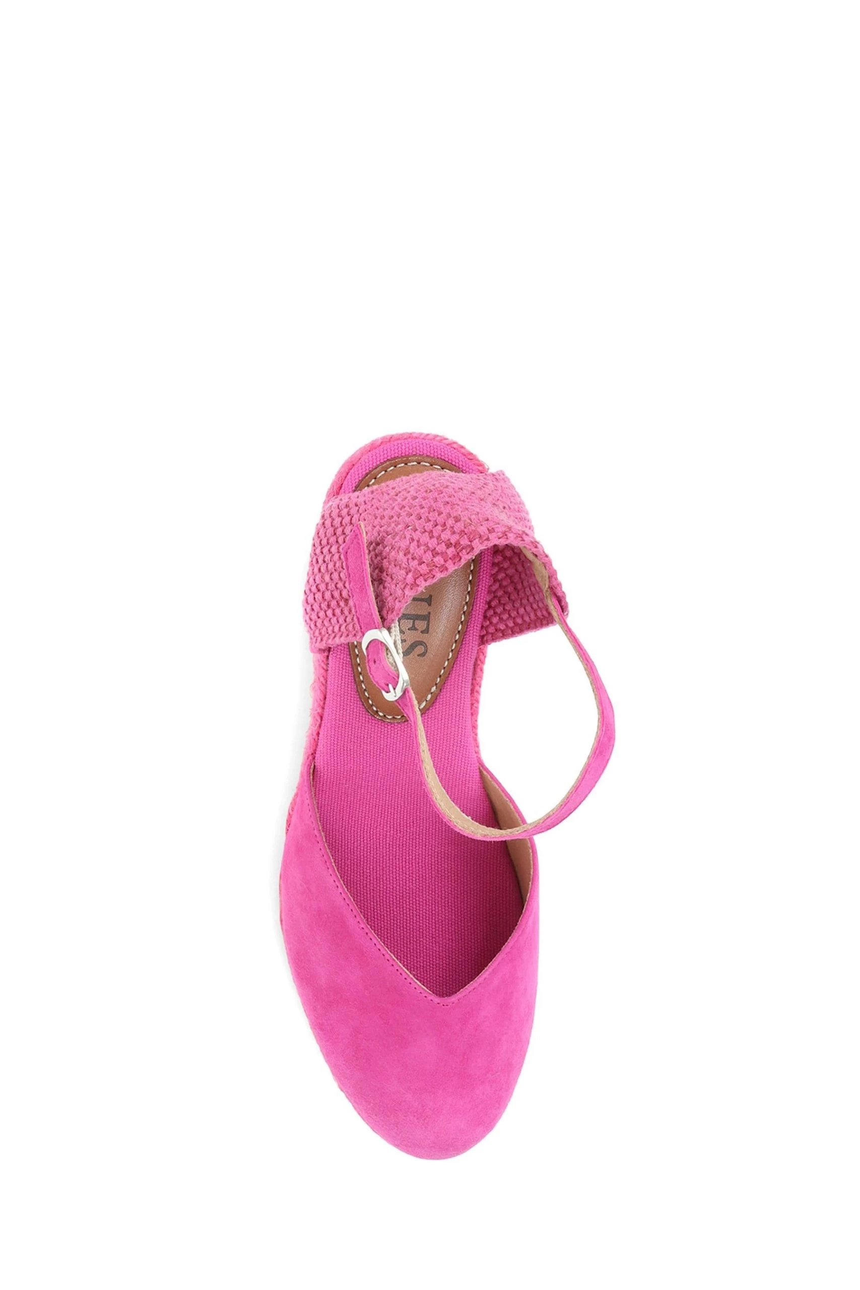 Jones Bootmaker Pink Arabella Wedge Sandals 5 Jones Bootmaker Pink Arabella Wedge Sandals - Image 3