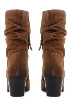 Jones Bootmaker Women's Tan Cloe Leather Suede Slouch Boots 10 Jones Bootmaker Women's Tan Cloe Leather Suede Slouch Boots -Boutique Fashion Shoe Store T46954s3