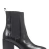 Jones Bootmaker Womens Black Clelia Block Heel Chelsea Boots