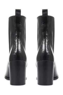 Jones Bootmaker Womens Black Clelia Block Heel Chelsea Boots -Boutique Fashion Shoe Store T46955s3