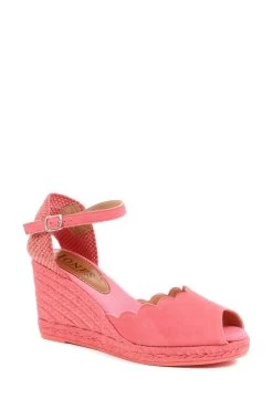 Jones Bootmaker Red Alejandra Espadrille Wedge Sandals -Boutique Fashion Shoe Store U25932s3