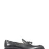 Jones Bootmaker Mens Devon Black Leather Tassel Loafers -Boutique Fashion Shoe Store U52160s