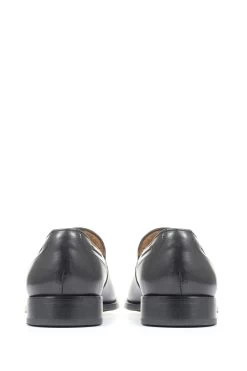 Jones Bootmaker Mens Devon Black Leather Tassel Loafers -Boutique Fashion Shoe Store U52160s3