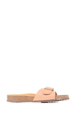 Jones Bootmaker Cream Tandi Leather Mule Sandals