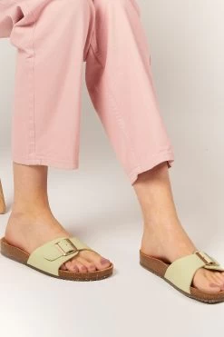 Jones Bootmaker Green Trixi Vegan Mule Sandals -Boutique Fashion Shoe Store U62524s5