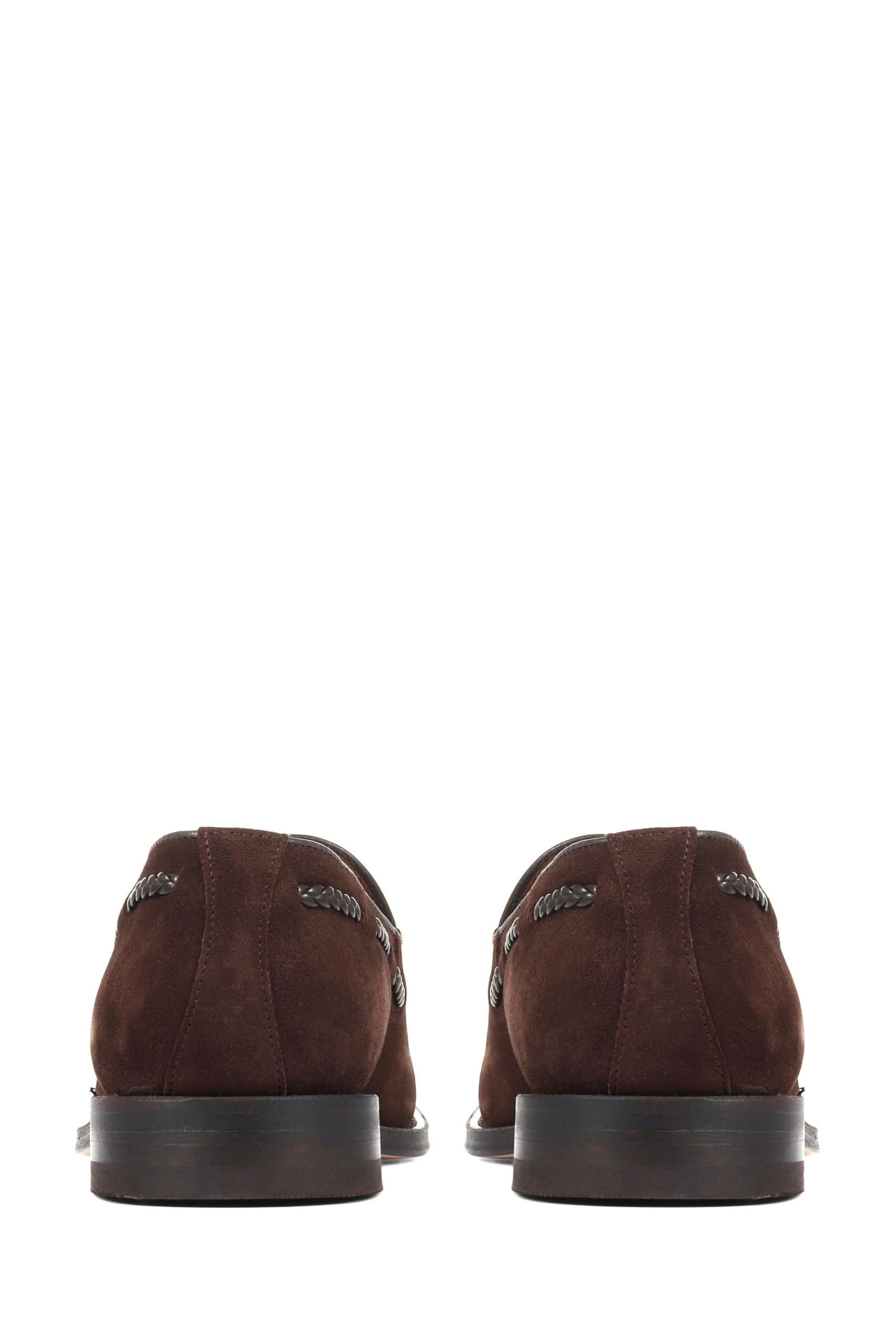 Jones Bootmaker Brown Carindale Handmade Tassel Loafers 6 Jones Bootmaker Brown Carindale Handmade Tassel Loafers - Image 4