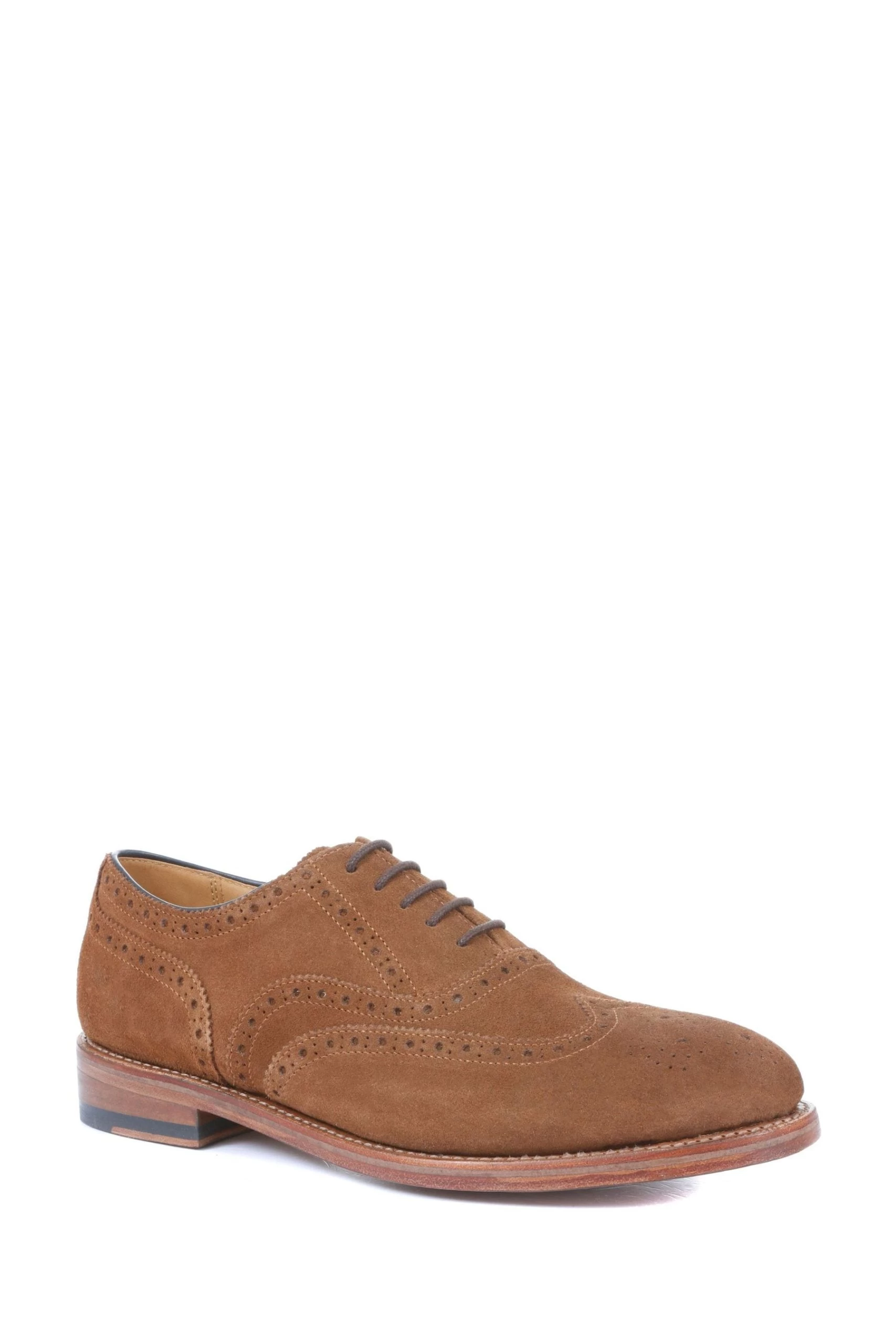 Jones Bootmaker Brown Barons Leather Brogues 4 Jones Bootmaker Brown Barons Leather Brogues - Image 2