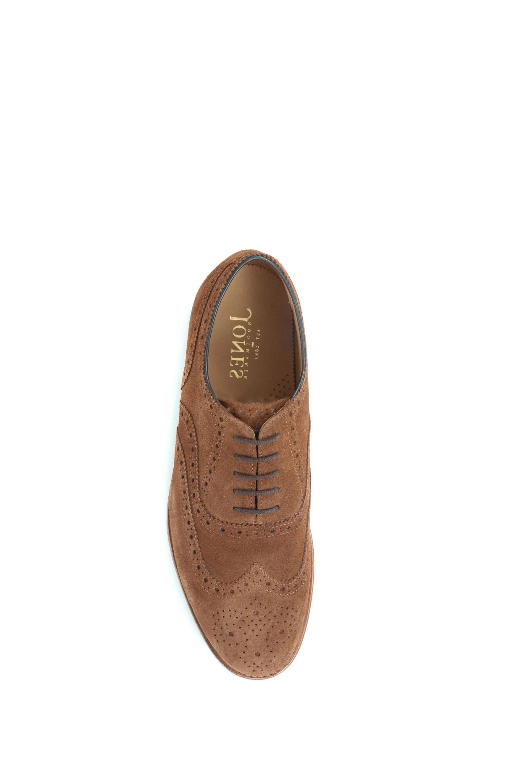 Jones Bootmaker Brown Barons Leather Brogues 5 Jones Bootmaker Brown Barons Leather Brogues - Image 3