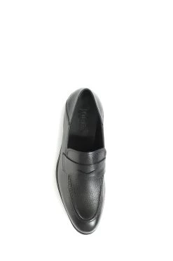 Jones Bootmaker Rafael Black Leather Loafers -Boutique Fashion Shoe Store U62838s3