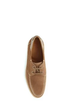 Jones Bootmaker Brown Quay Suede Leather Boat Shoes -Boutique Fashion Shoe Store U62839s3