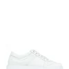 Jones Bootmaker Alani White Leather Platform Trainers -Boutique Fashion Shoe Store U75616s