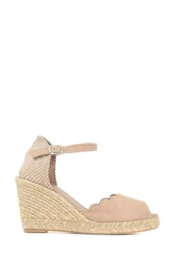 Jones Bootmaker Yellow Alejandra Espadrille Wedge Sandals