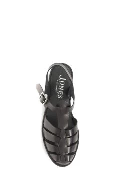 Jones Bootmaker Adelynn Black Platform Espadrille Sandals -Boutique Fashion Shoe Store U76432s4